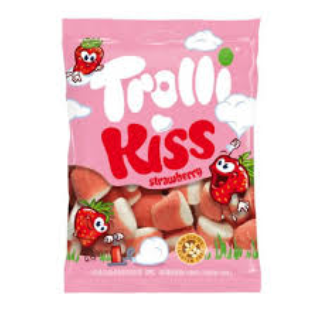 TROLLI GUMMIES KISS STRAWBERRY 100G